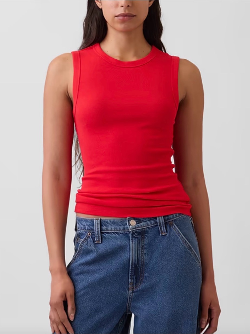GAP Modern Crewneck Tank Top - Women
